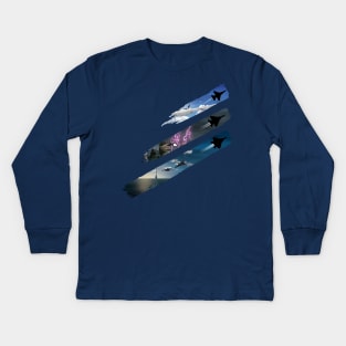 Ace Combat 7: Three Strikes Kids Long Sleeve T-Shirt